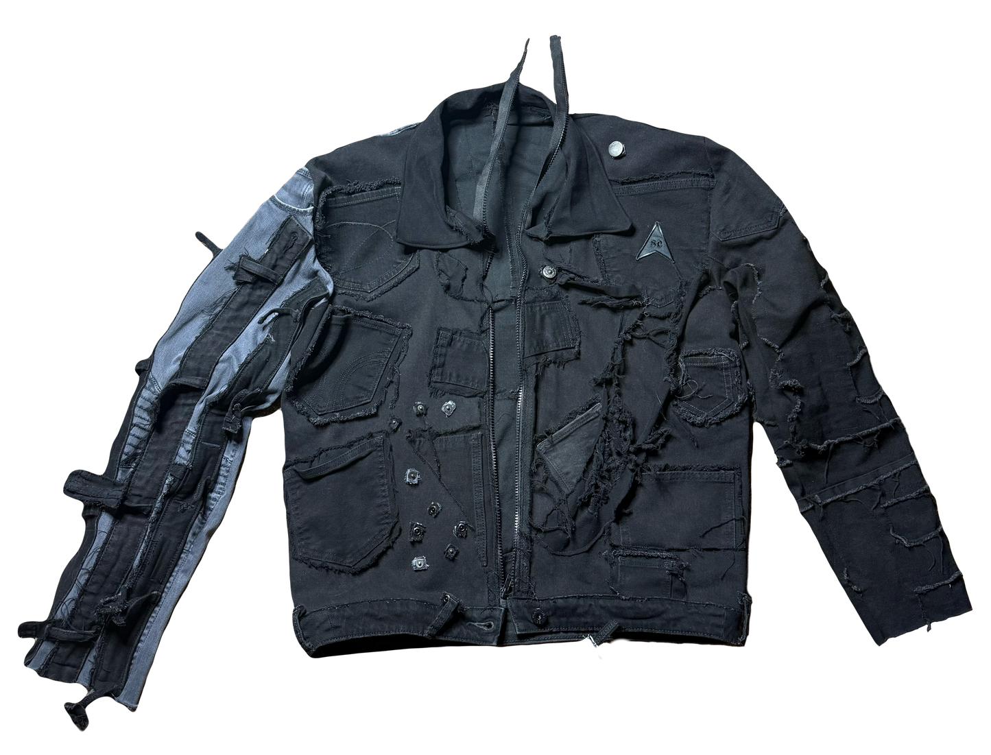 ROCKSTAR DENIM PATCH JACKET